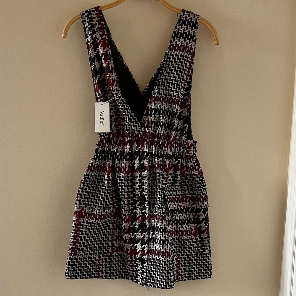 Plaid mini Dress